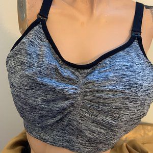Motherhood Maternity Seamless Clip-Down Nursing Bra | Gray Space Dye
